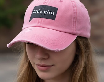 RHOSLC "little girl!" Distressed Cap: Bravo TV Trendy Hat