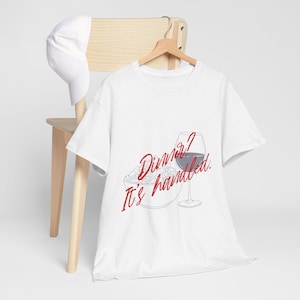 Dinner? It's Handled Scandal Unisex Heavy Cotton Tee, Olivia Pope Gladiator Diet White