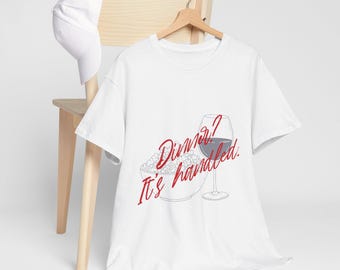 Dinner? It's Handled Scandal Unisex Heavy Cotton Tee, Olivia Pope Gladiator Diet