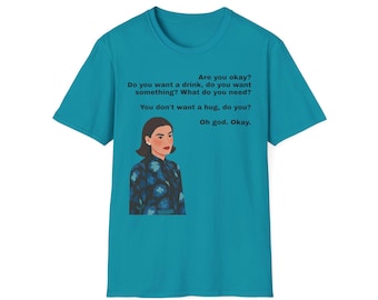 Bronwyn Newport RHOSLC T-Shirt: Need a Hug, Quirky Humor Tee