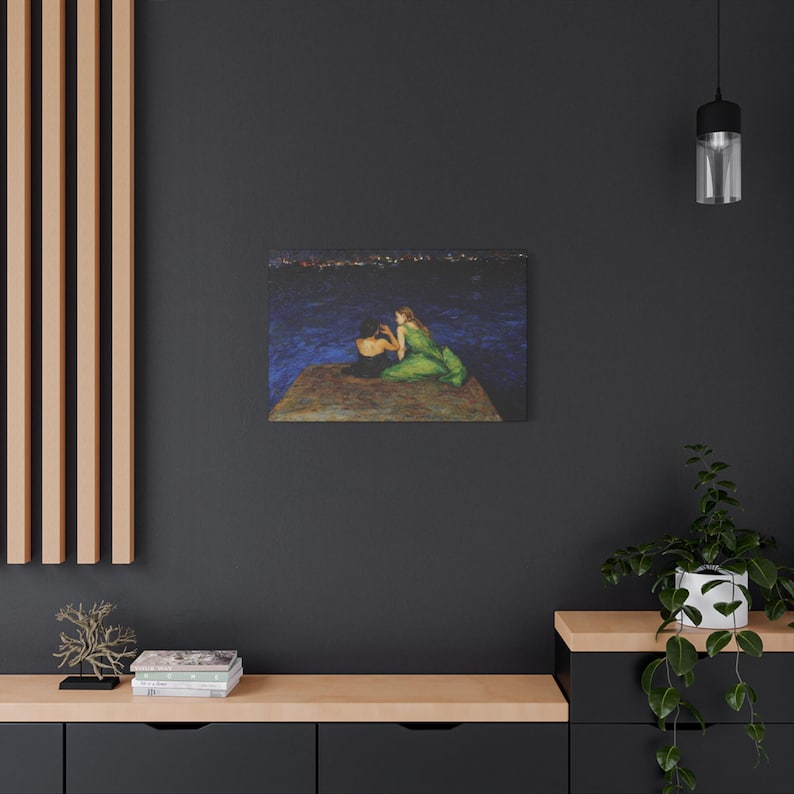 RHOSLC Two Women on the Edge Stretched Canvas Print image 5