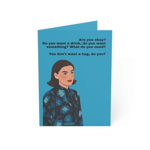 Bronwyn Newport RHOSLC Greeting Card: Need a Hug 5x7, Includes Envelope