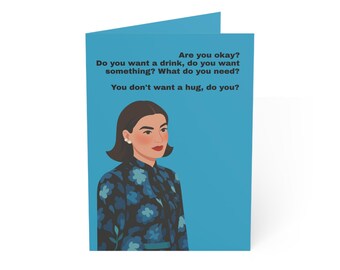 Bronwyn Newport RHOSLC Greeting Card: Need a Hug 5x7, Includes Envelope