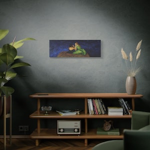RHOSLC Two Women on the Edge Stretched Canvas Print 36" x 12" (Horizontal)