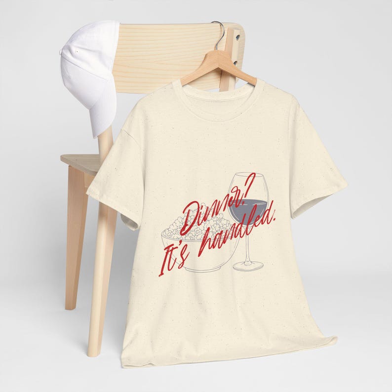 Dinner? It's Handled Scandal Unisex Heavy Cotton Tee, Olivia Pope Gladiator Diet Natural