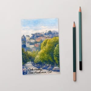 Cole Valley SF - Postcard