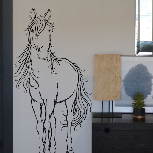 Large Horse Decal for the Wall IM038 Etsy