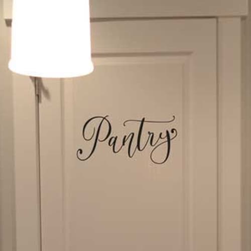 Pantry Decal Kitchen Sticker Farmhouse Kitchen Decor Etsy