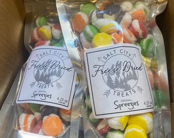 Candy Freeze Dried Chewy Sprees - Bigger Than Most - 5 Oz Bag - Original Flavor - Birthday Gifts - Long Shelf Life - Freeze Dried Candy