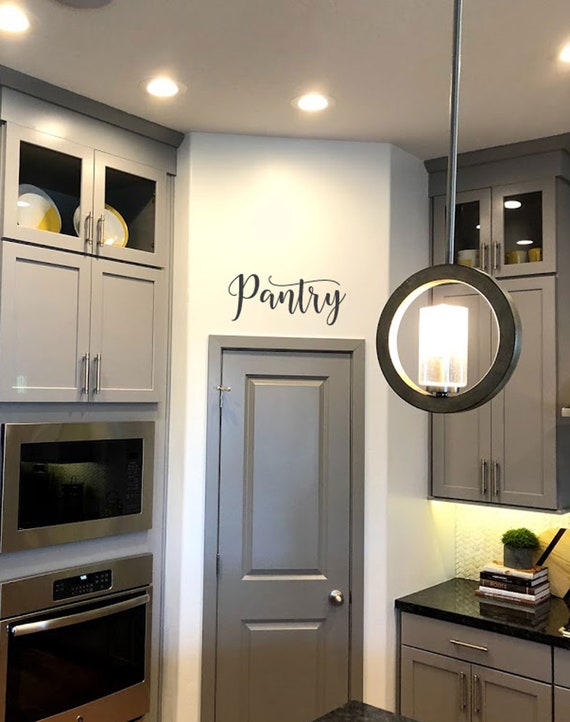 Pantry Sign Kitchen Pantry Decal Sticker Home Decor Vinyl 4 Etsy