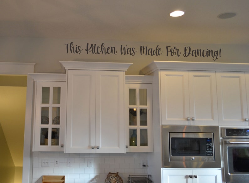 This Kitchen Was Made For Dancing Decal For The Kitchen Kitchen Decal Dancing in Kitchen Decor Extra Large Kitchen Decal BC961 image 2