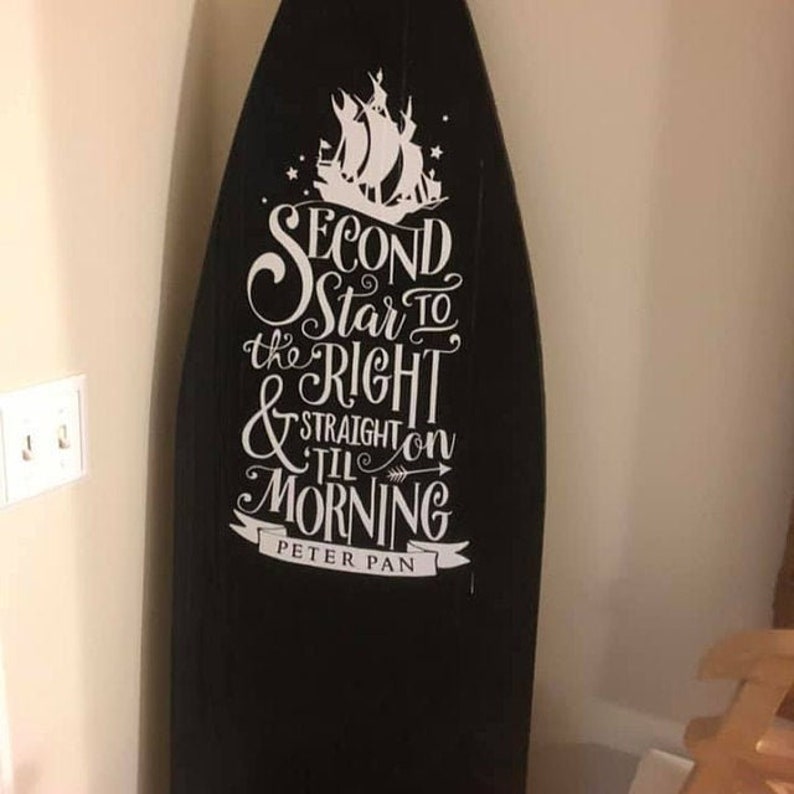 Disney Second Star to the Right Quote Peter Pan,decal Wall Stickers ...