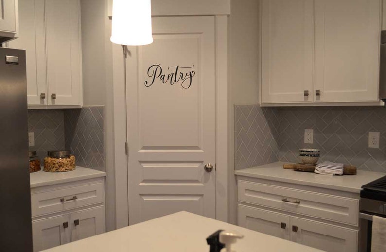 Pantry Sign Decal Vinyl Wall Lettering Sticker Decal - Etsy