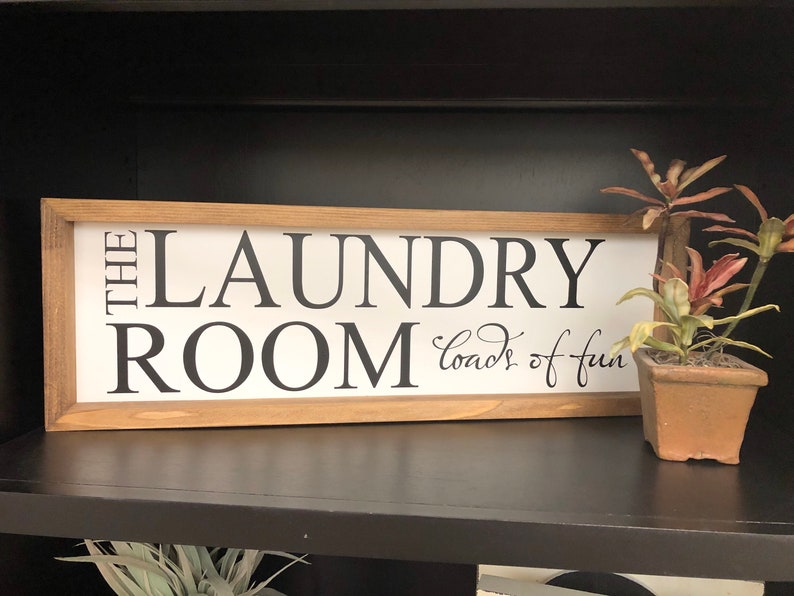 Laundry Room Decal Loads of Fun decal vinyl wall sticker LA004