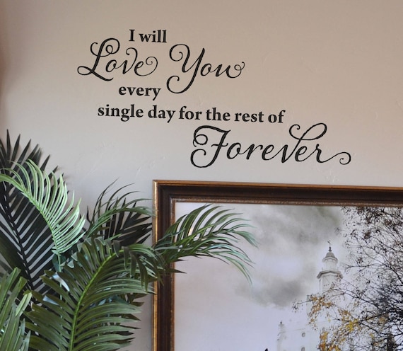 Decals Love You Forever