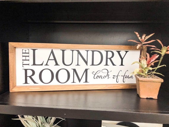 Laundry Room Decal Loads of Fun decal vinyl wall sticker LA004