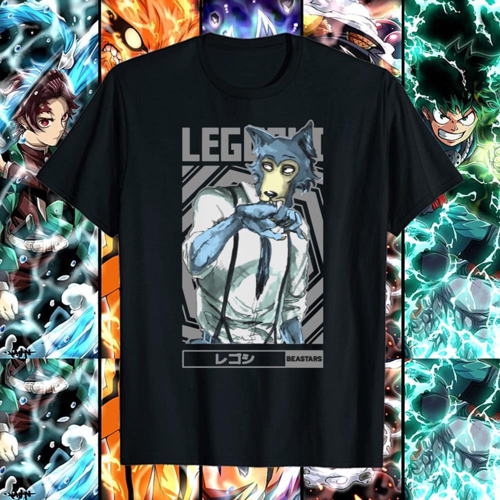 Beastars T Shirt Legoshi Beastars Manga Style Desing Etsy Ireland