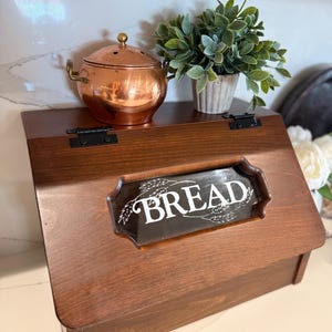 Rare Vintage Bread Box Kitchen Storage Retro Countertop Organizer