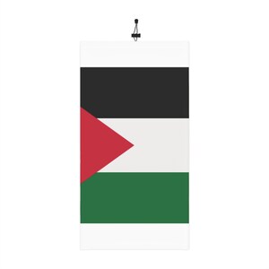 Palestinian Flag Neck Gaiter: Winter Scarf with Drawstring