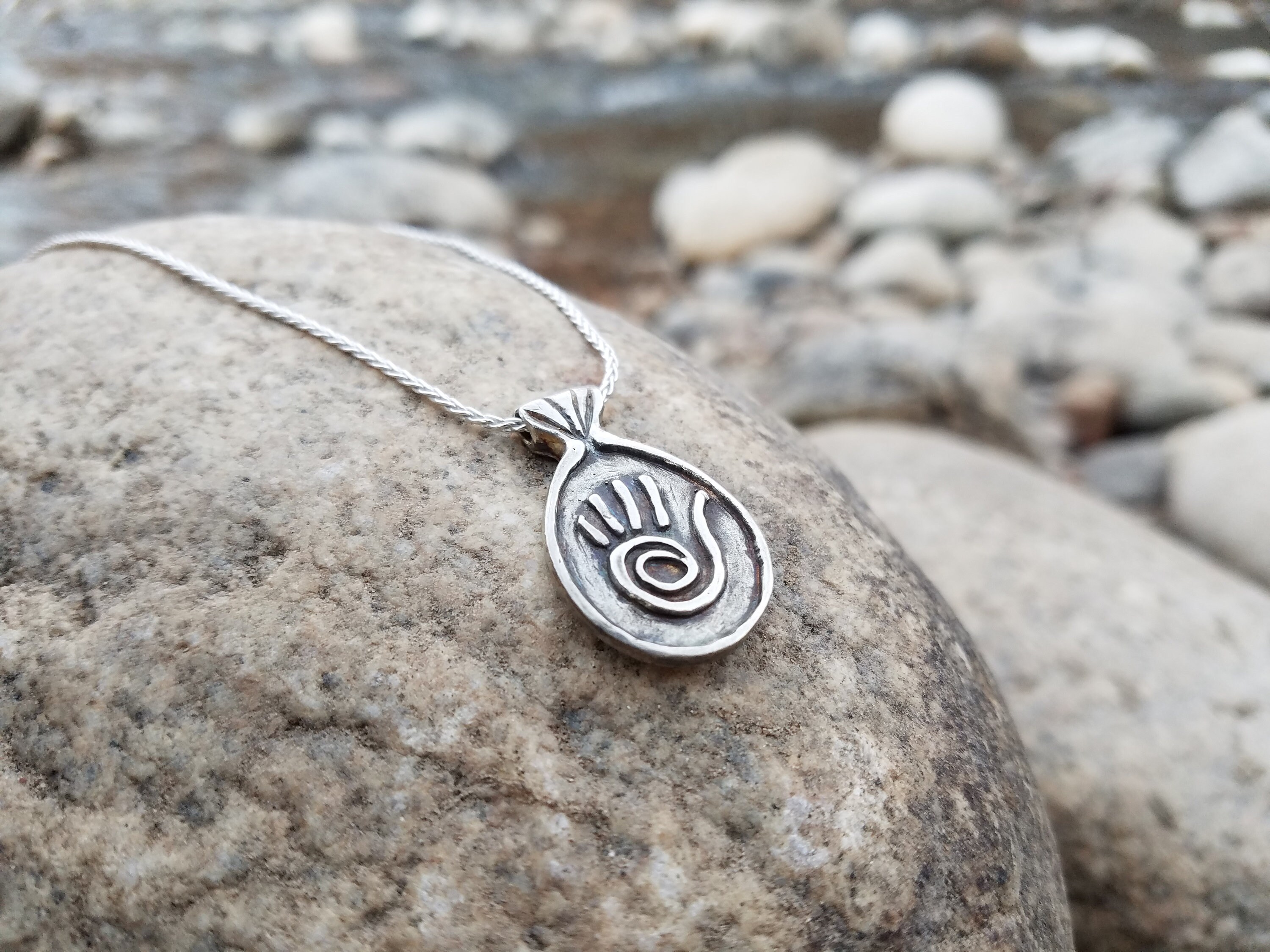 Native American Healing Symbol Quality Sterling Silver Pendant