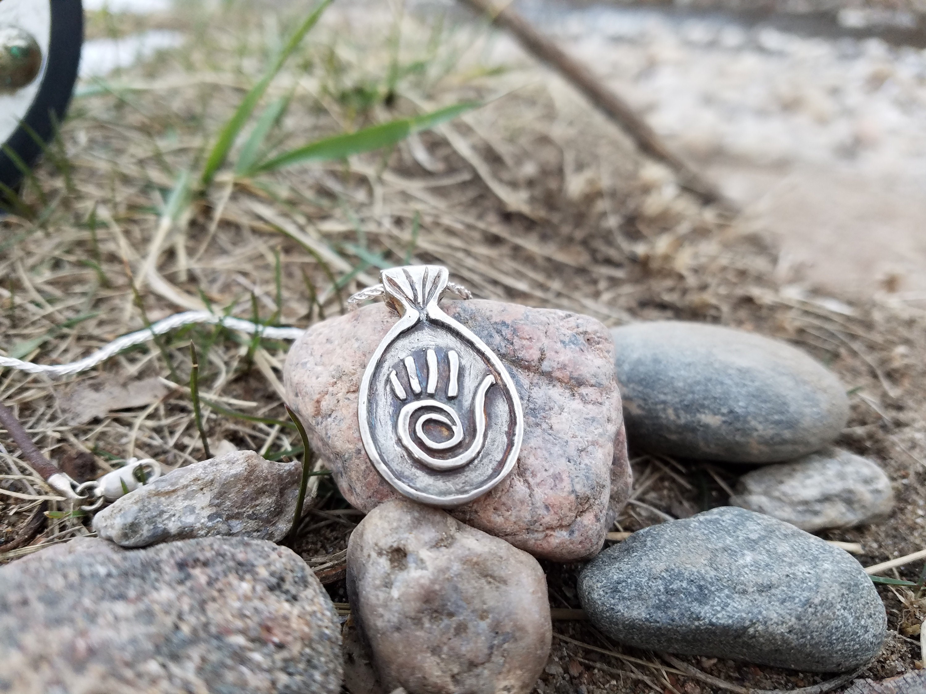Native American Healing Symbol Quality Sterling Silver Pendant