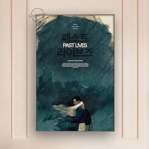 Past Lives(2023) Movie Poster | High Quality Canvas| Film Wall Art | Room Decoration | Movie Lover Gift Idea