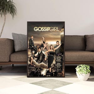gossip girl ゴシップガール　アート　インテリアパネル Gossip girl wall art - Etsy 日本