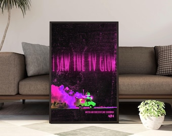 Klassieke filmposter van I Saw the TV Glow | Canvasprint | Filmkunst voor aan de muur | Home cinema decoratie | Cadeau-idee voor filmliefhebbers