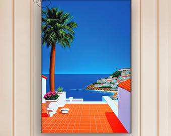 Hiroshi Nagai Vintage  Poster | Canvas Print | Film Wall Art | Home Theater Decor | Holiday gifts | Wall Murals