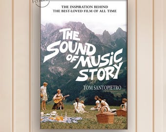 The Sound of Music Movie Poster | Canvas Print | Film Wall Art | Home Theater Decor | Movie Lover Gift Idea