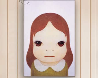 Yoshitomo Nara Vintage  Poster | Canvas Print | Film Wall Art | Home Theater Decor | Holiday gifts | Wall Murals