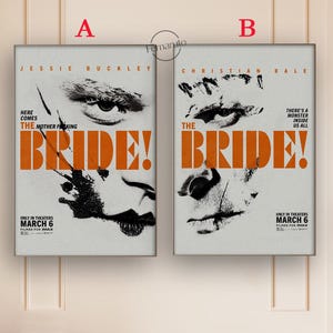 La sposa! (2026) Poster del film | Stampa su tela | Arte murale cinematografica | Decorazione per home theater | Idea regalo per gli amanti del cinema