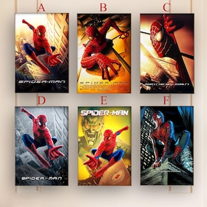 Spiderman movie poster 2002 - Etsy 日本