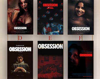 Obsession Movie Poster | High Quality Canvas| Film Wall Art | Room Decoration | Movie Lover Gift Idea