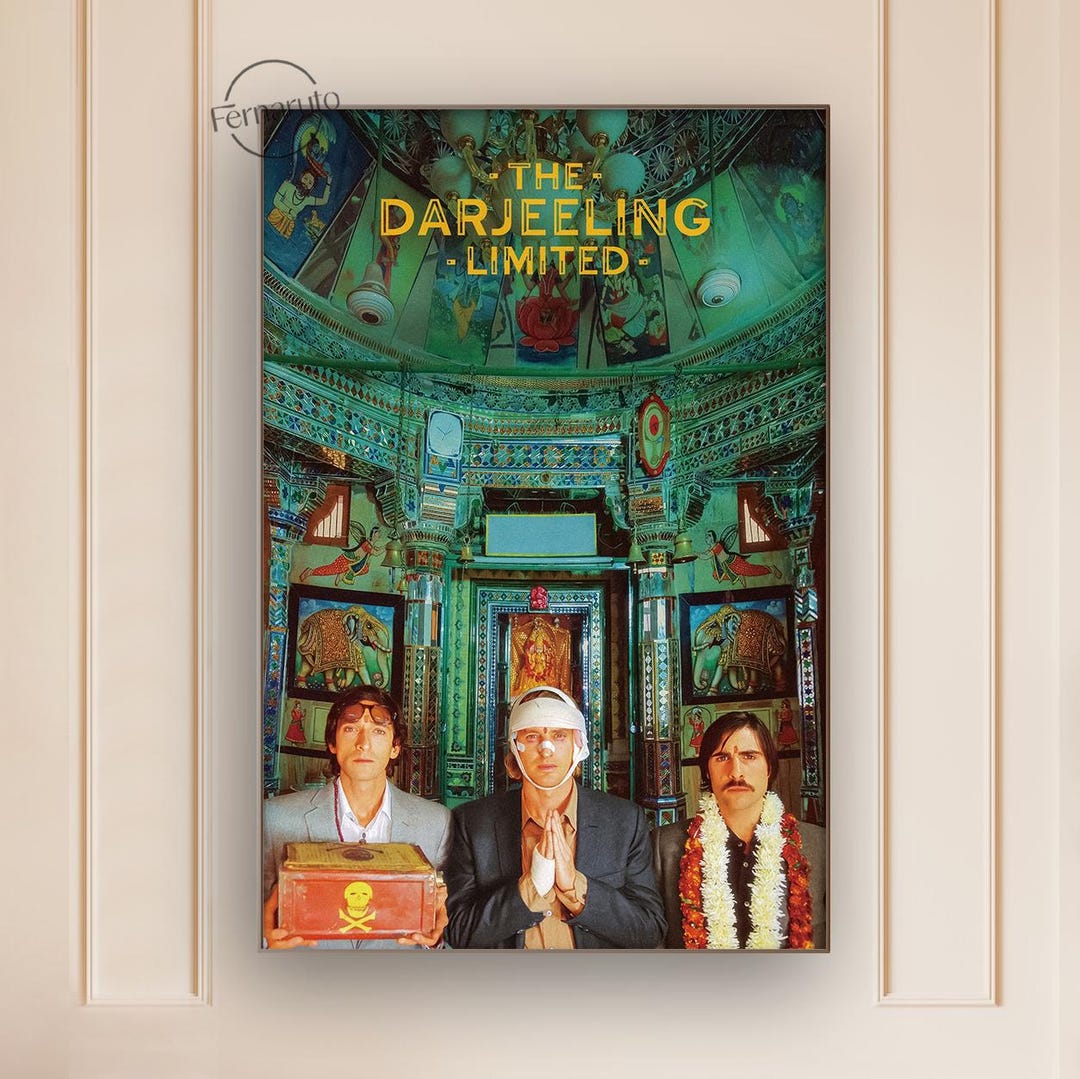 The Darjeeling Limited(2007) Movie Poster Canvas Print Film Wall