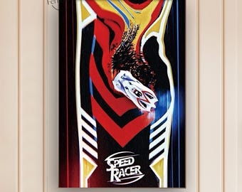 Speed Racer（2008）Movie Poster | High Quality Canvas| Film Wall Art | Room Decoration | Movie Lover Gift Idea