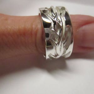 Crown of Thorns Wedding band- Men&#39;s Wide wedding band-10 , 12, 5 and 4 mm  Custom Crown of Thorns ring in solid Sterling or 14 karat gold