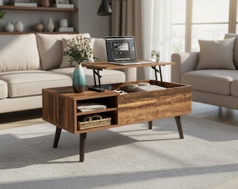Lift Top Coffee Table with Storage