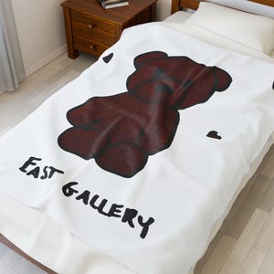 Teddy Bear Velveteen Blanket