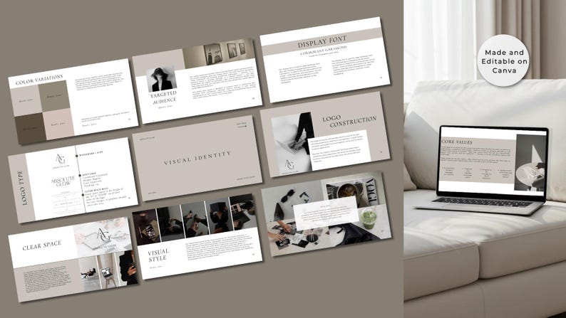 Editable Brand Guidelines & Style Guide Template | Canva Brand Kit and ...