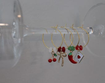 Für die Mädchen-Weinglas-Charms