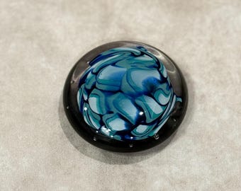 大型手吹きアートガラスペーパーウェイト 高さ3インチ - Etsy 日本