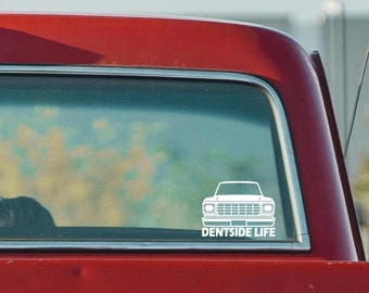 F100 Dentside Truck Car Decal Custom