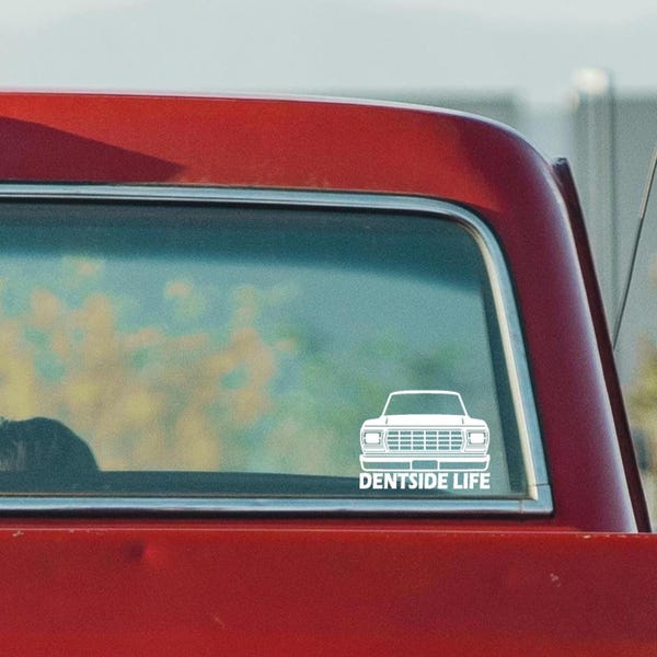 Calcomanía personalizada para camioneta F100 Dentside