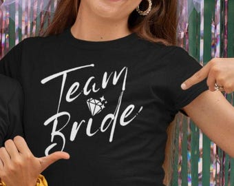 Bachelorette Diamond Design Team Bride Tshirt | Party shirt for bachelorette, gift for friends