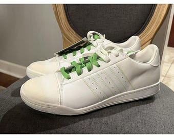 Adidas‎ Street Sample Golf Shoes Sneakers Mens Sz 12.5 Shoes Green White RARE adidas Stan Smith Spikeless Golf Shoes - White | Free  main image 3