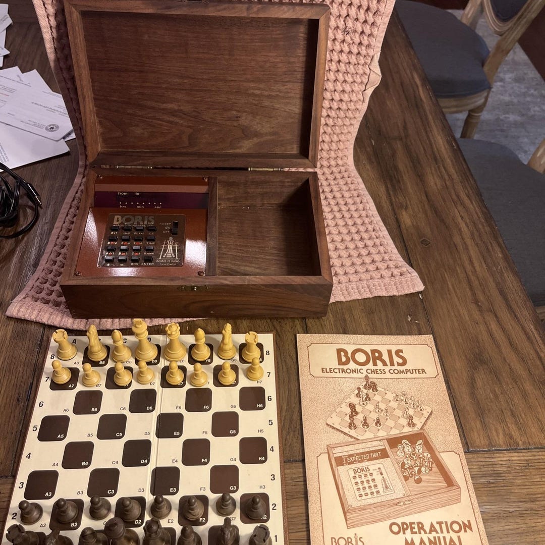 Boris Vintage Electronic Chess Computer - 1978 - Complete Set - Etsy