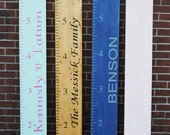 Personalized Children's Growth Chart Ruler Vinyl Decal