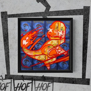 Charmander Pokemon Card Art – 1/1 Custom Framed Piece