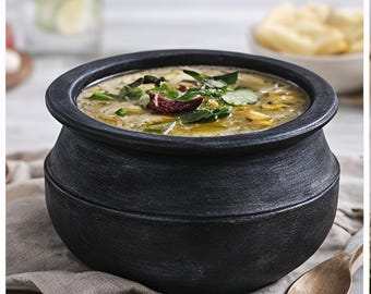 Maceta de terracota hecha a mano / Cuenco de cerámica india / Decoración ecológica para el hogar